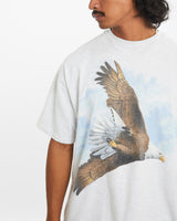 Vintage 90s Eagle Wildlife Tee <br>L , The Real Deal , newtown, sydney, australia, thrift store, opshop, preloved, secondhand, sustainable, retro, antique, 70s, 80s, 90s, 2000s, 00s, fashion, clothing, streetwear, trendy, garment, style, boutique, store, shop, archive, sale, cheap, best, top