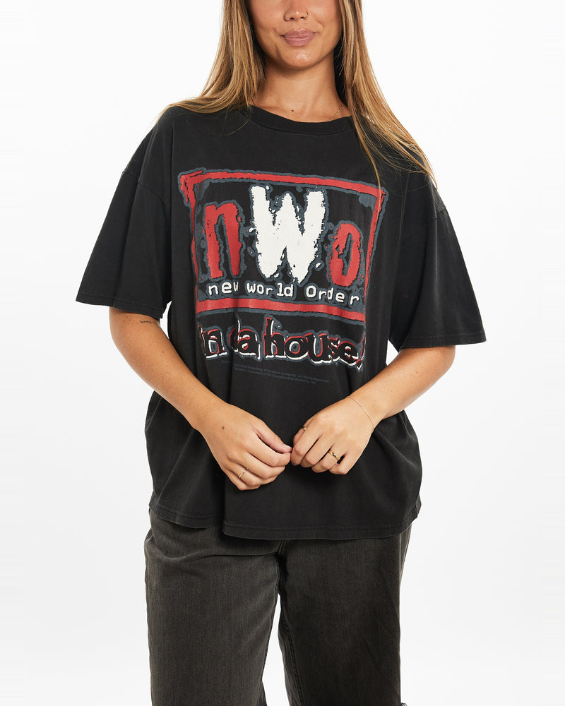 Vintage 1999 NWO Wrestling Tee <br>M , The Real Deal , newtown, sydney, australia, thrift store, opshop, preloved, secondhand, sustainable, retro, antique, 70s, 80s, 90s, 2000s, 00s, fashion, clothing, streetwear, trendy, garment, style, boutique, store, shop, archive, sale, cheap, best, top