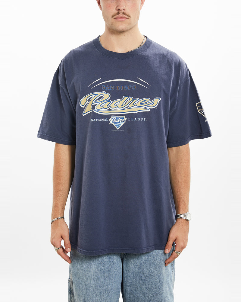 Vintage MLB San Diego Padres Tee <br>XL , The Real Deal , newtown, sydney, australia, thrift store, opshop, preloved, secondhand, sustainable, retro, antique, 70s, 80s, 90s, 2000s, 00s, fashion, clothing, streetwear, trendy, garment, style, boutique, store, shop, archive, sale, cheap, best, top