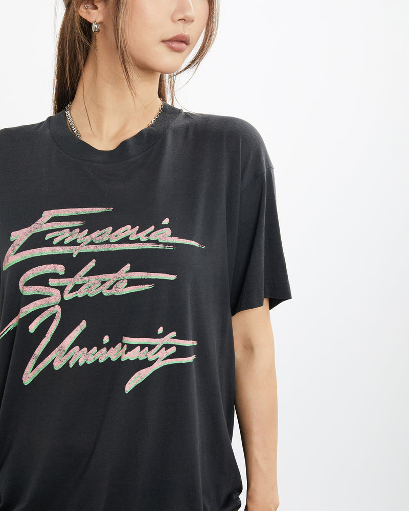 Vintage 80s Emporia State University Tee <br>S , The Real Deal , newtown, sydney, australia, thrift store, opshop, preloved, secondhand, sustainable, retro, antique, 70s, 80s, 90s, 2000s, 00s, fashion, clothing, streetwear, trendy, garment, style, boutique, store, shop, archive, sale, cheap, best, top