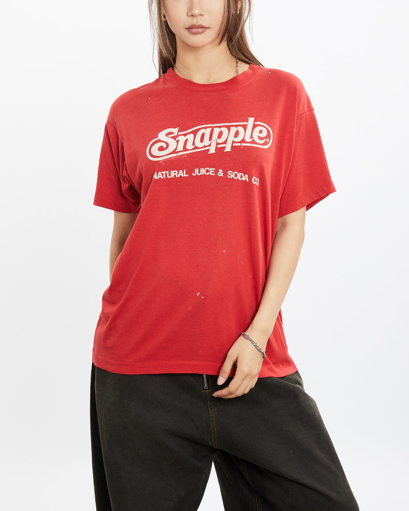 Vintage 80s Snapple Soda Tee <br>S , The Real Deal , newtown, sydney, australia, thrift store, opshop, preloved, secondhand, sustainable, retro, antique, 70s, 80s, 90s, 2000s, 00s, fashion, clothing, streetwear, trendy, garment, style, boutique, store, shop, archive, sale, cheap, best, top