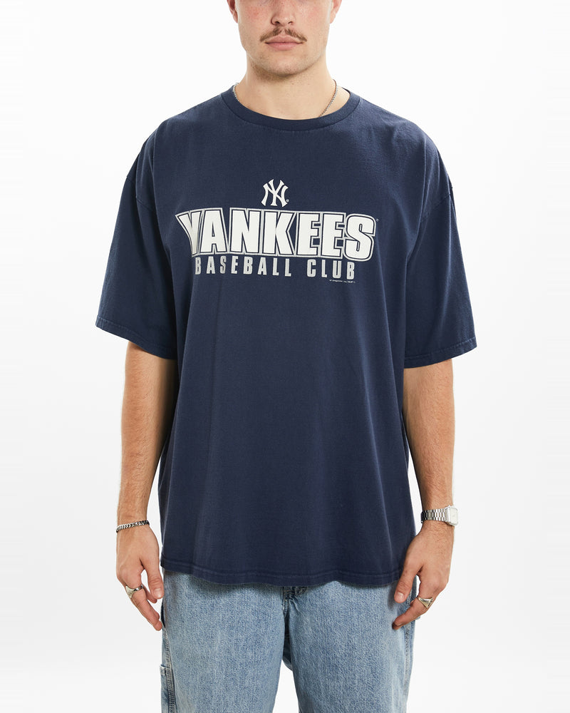 Vintage MLB New York Yankees Tee <br>XL , The Real Deal , newtown, sydney, australia, thrift store, opshop, preloved, secondhand, sustainable, retro, antique, 70s, 80s, 90s, 2000s, 00s, fashion, clothing, streetwear, trendy, garment, style, boutique, store, shop, archive, sale, cheap, best, top