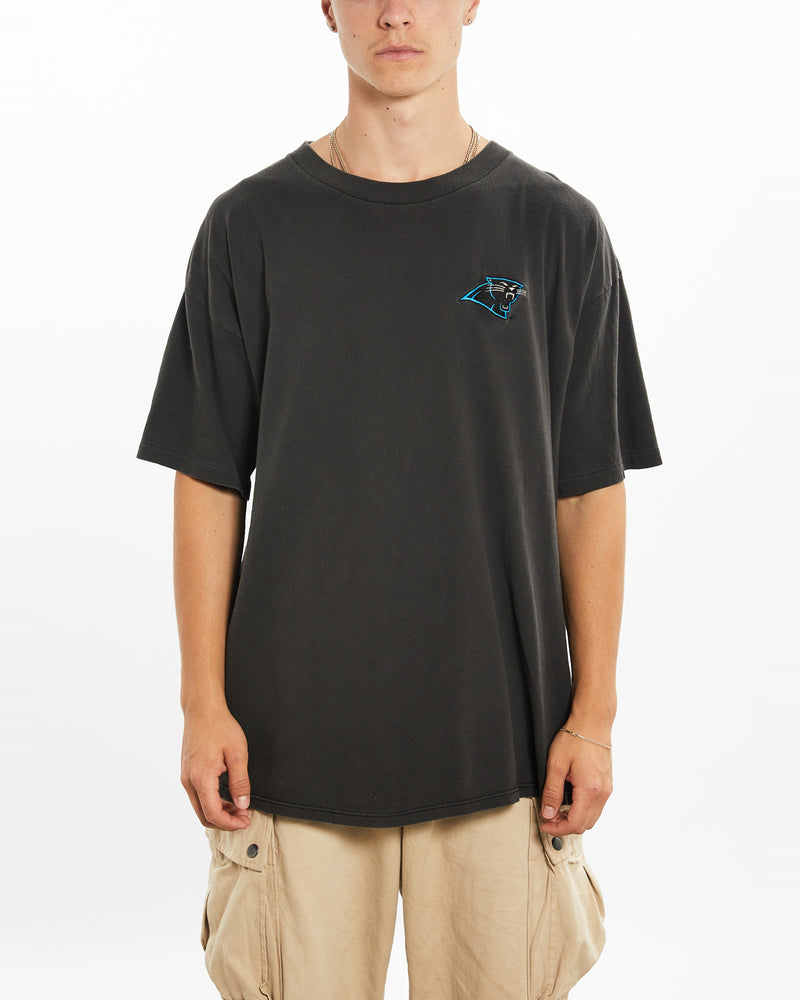 Vintage NFL Carolina Panthers Tee <br>L , The Real Deal , newtown, sydney, australia, thrift store, opshop, preloved, secondhand, sustainable, retro, antique, 70s, 80s, 90s, 2000s, 00s, fashion, clothing, streetwear, trendy, garment, style, boutique, store, shop, archive, sale, cheap, best, top