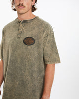 Vintage 1999 Harley Davidson Henley Tee <br>XXL , The Real Deal , newtown, sydney, australia, thrift store, opshop, preloved, secondhand, sustainable, retro, antique, 70s, 80s, 90s, 2000s, 00s, fashion, clothing, streetwear, trendy, garment, style, boutique, store, shop, archive, sale, cheap, best, top