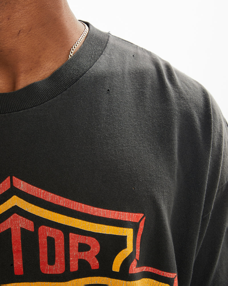 Vintage 1992 Harley Davidson Tee <br>XL , The Real Deal , newtown, sydney, australia, thrift store, opshop, preloved, secondhand, sustainable, retro, antique, 70s, 80s, 90s, 2000s, 00s, fashion, clothing, streetwear, trendy, garment, style, boutique, store, shop, archive, sale, cheap, best, top