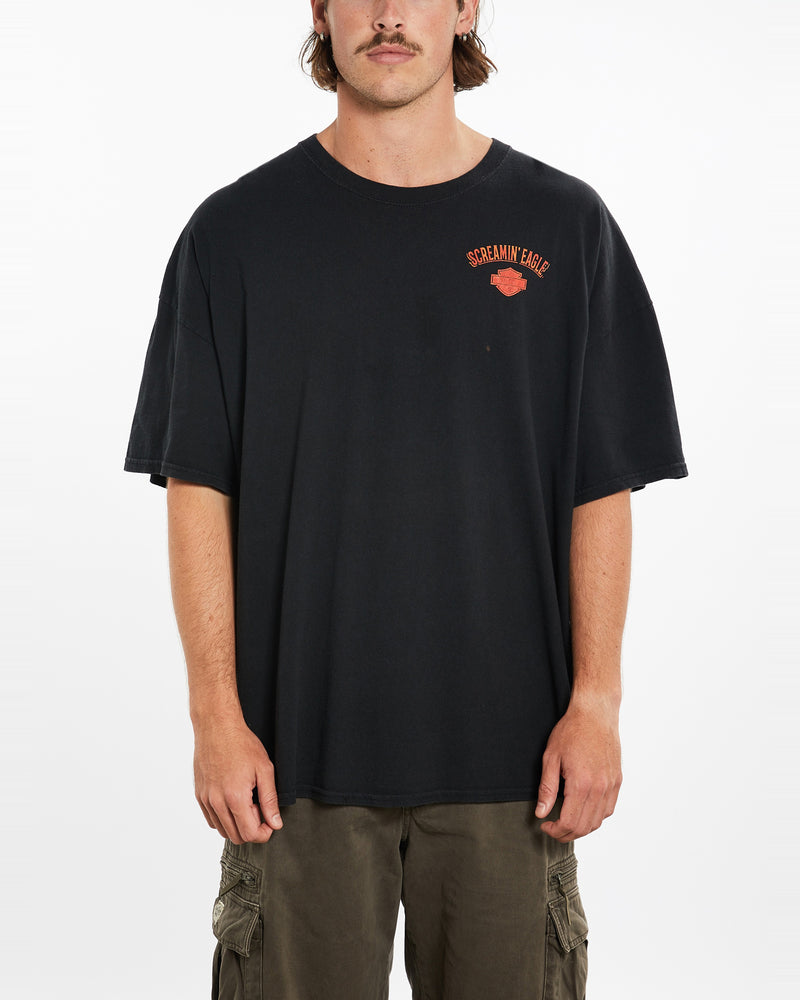 Harley Davidson Eagle Tee <br>XXL , The Real Deal , newtown, sydney, australia, thrift store, opshop, preloved, secondhand, sustainable, retro, antique, 70s, 80s, 90s, 2000s, 00s, fashion, clothing, streetwear, trendy, garment, style, boutique, store, shop, archive, sale, cheap, best, top