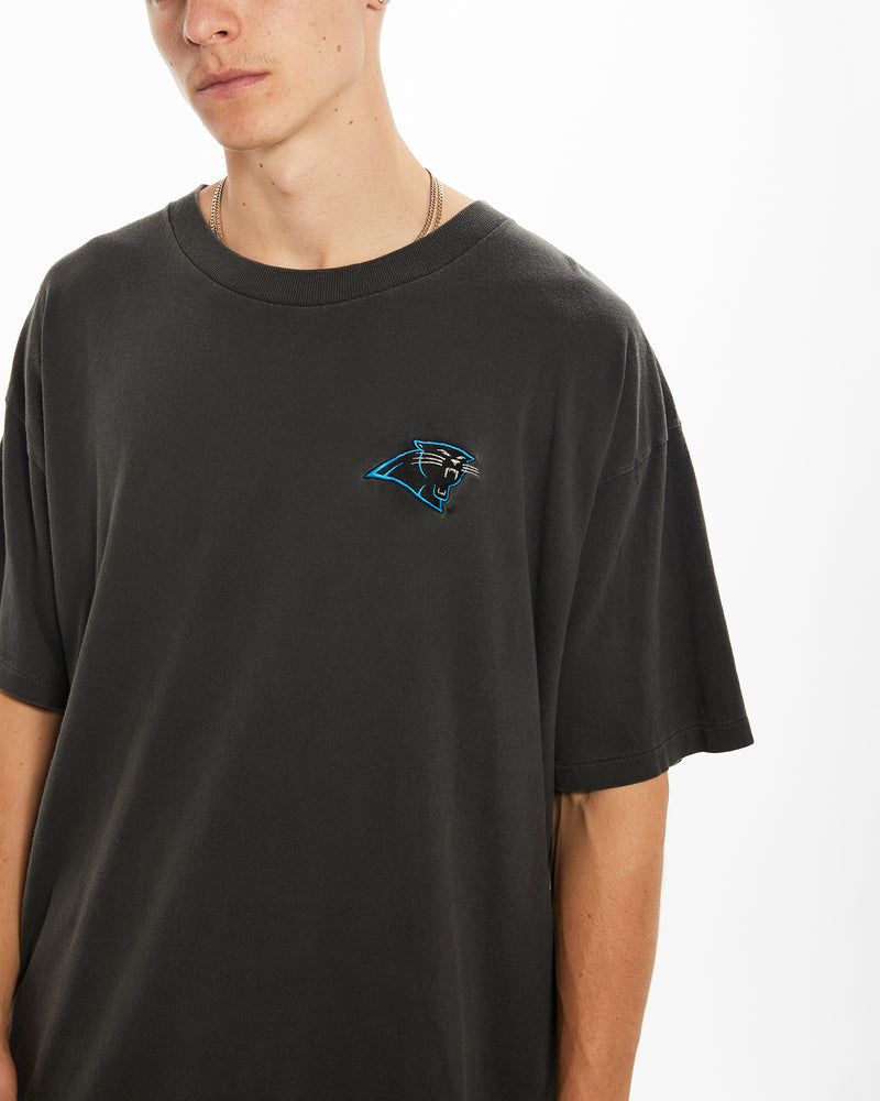 Vintage NFL Carolina Panthers Tee <br>L , The Real Deal , newtown, sydney, australia, thrift store, opshop, preloved, secondhand, sustainable, retro, antique, 70s, 80s, 90s, 2000s, 00s, fashion, clothing, streetwear, trendy, garment, style, boutique, store, shop, archive, sale, cheap, best, top