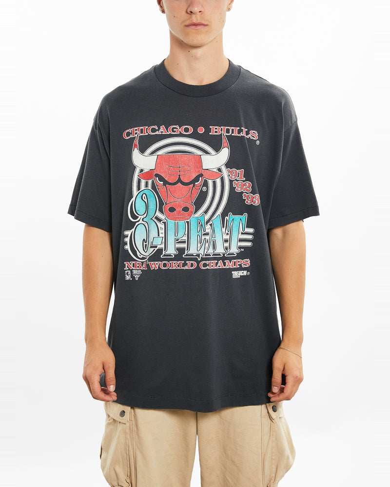 Vintage 1993 NBA Chicago Bulls Tee <br>L , The Real Deal , newtown, sydney, australia, thrift store, opshop, preloved, secondhand, sustainable, retro, antique, 70s, 80s, 90s, 2000s, 00s, fashion, clothing, streetwear, trendy, garment, style, boutique, store, shop, archive, sale, cheap, best, top
