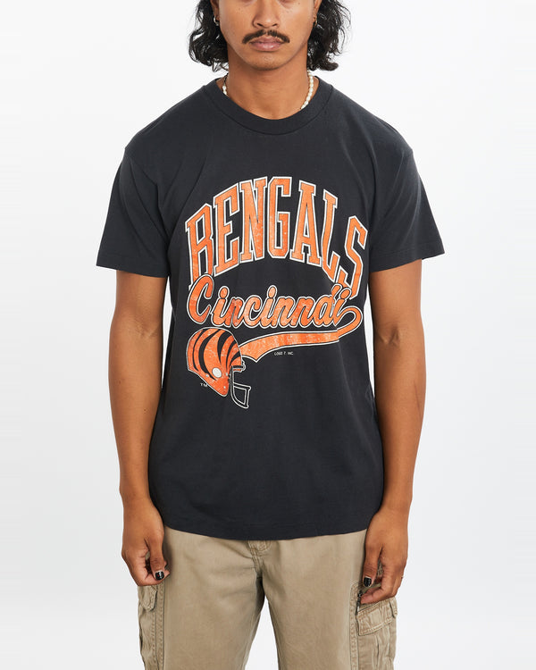 Vintage 80s NFL Cincinnati Bengals Tee <br>M , The Real Deal , newtown, sydney, australia, thrift store, opshop, preloved, secondhand, sustainable, retro, antique, 70s, 80s, 90s, 2000s, 00s, fashion, clothing, streetwear, trendy, garment, style, boutique, store, shop, archive, sale, cheap, best, top
