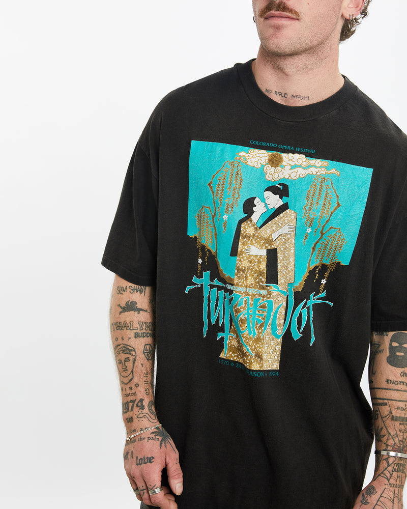 Vintage 1994 Turandot by Giacomo Puccini Opera Tee <br>L , The Real Deal , newtown, sydney, australia, thrift store, opshop, preloved, secondhand, sustainable, retro, antique, 70s, 80s, 90s, 2000s, 00s, fashion, clothing, streetwear, trendy, garment, style, boutique, store, shop, archive, sale, cheap, best, top
