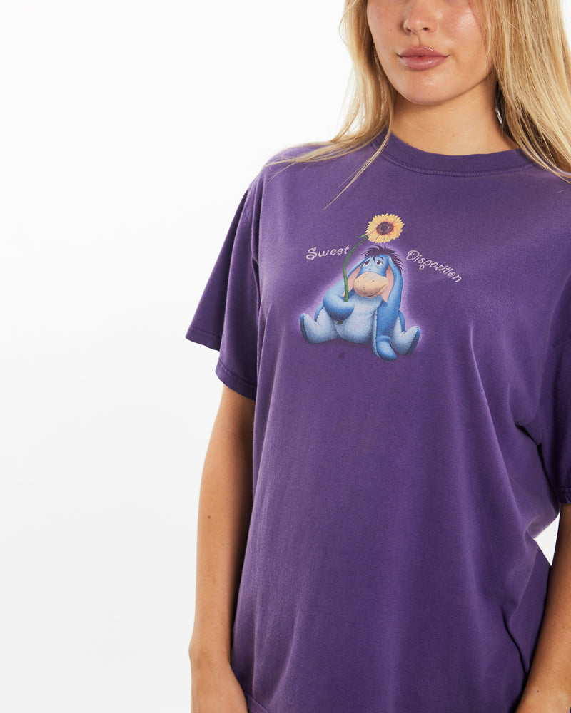 Vintage Disney Winnie The Pooh Eeyore Tee <br>M , The Real Deal , newtown, sydney, australia, thrift store, opshop, preloved, secondhand, sustainable, retro, antique, 70s, 80s, 90s, 2000s, 00s, fashion, clothing, streetwear, trendy, garment, style, boutique, store, shop, archive, sale, cheap, best, top