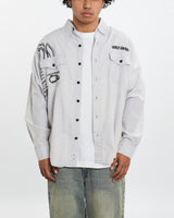 Vintage Harley Davidson Button Up Shirt <br>L , The Real Deal , newtown, sydney, australia, thrift store, opshop, preloved, secondhand, sustainable, retro, antique, 70s, 80s, 90s, 2000s, 00s, fashion, clothing, streetwear, trendy, garment, style, boutique, store, shop, archive, sale, cheap, best, top