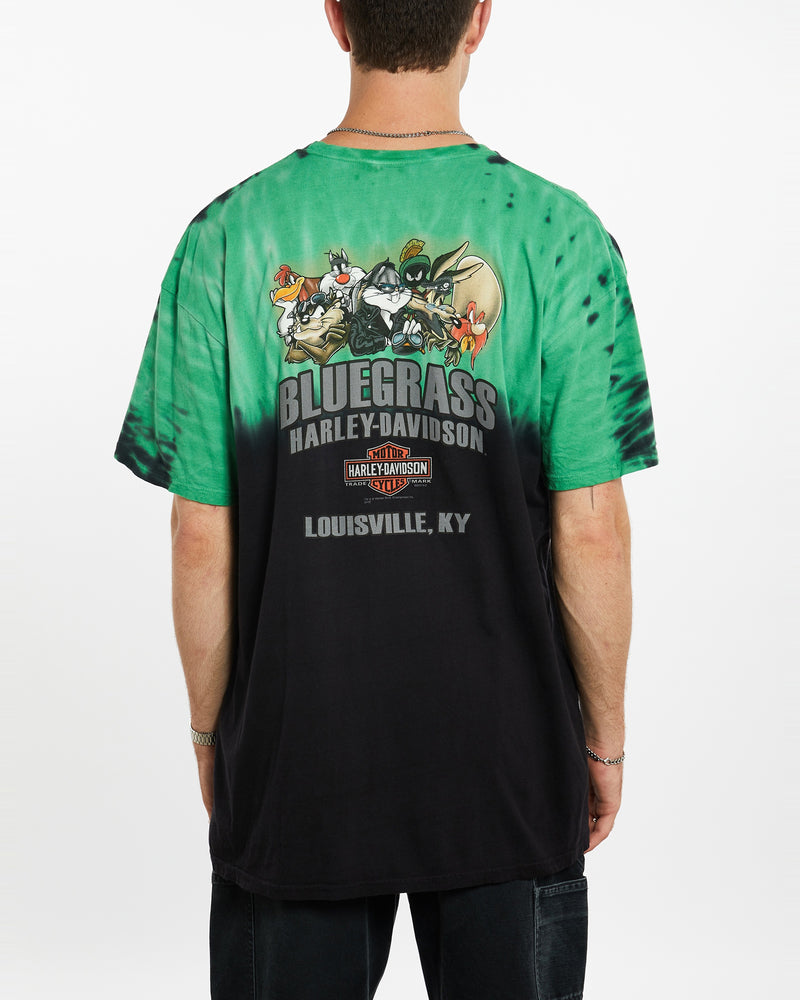 Vintage Harley Davidson Looney Tunes Tee <br>XL , The Real Deal , newtown, sydney, australia, thrift store, opshop, preloved, secondhand, sustainable, retro, antique, 70s, 80s, 90s, 2000s, 00s, fashion, clothing, streetwear, trendy, garment, style, boutique, store, shop, archive, sale, cheap, best, top