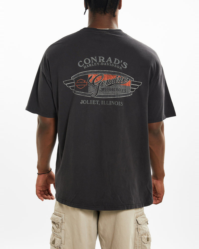 Vintage Harley Davidson Tee <br>XL , The Real Deal , newtown, sydney, australia, thrift store, opshop, preloved, secondhand, sustainable, retro, antique, 70s, 80s, 90s, 2000s, 00s, fashion, clothing, streetwear, trendy, garment, style, boutique, store, shop, archive, sale, cheap, best, top