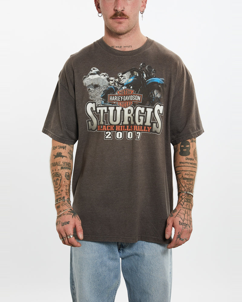 Vintage Harley Davidson Tee <br>XL , The Real Deal , newtown, sydney, australia, thrift store, opshop, preloved, secondhand, sustainable, retro, antique, 70s, 80s, 90s, 2000s, 00s, fashion, clothing, streetwear, trendy, garment, style, boutique, store, shop, archive, sale, cheap, best, top