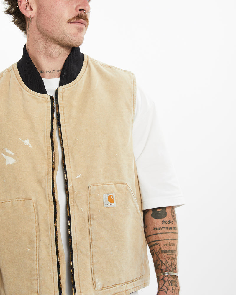 Vintage Carhartt Vest <br>L , The Real Deal , newtown, sydney, australia, thrift store, opshop, preloved, secondhand, sustainable, retro, antique, 70s, 80s, 90s, 2000s, 00s, fashion, clothing, streetwear, trendy, garment, style, boutique, store, shop, archive, sale, cheap, best, top