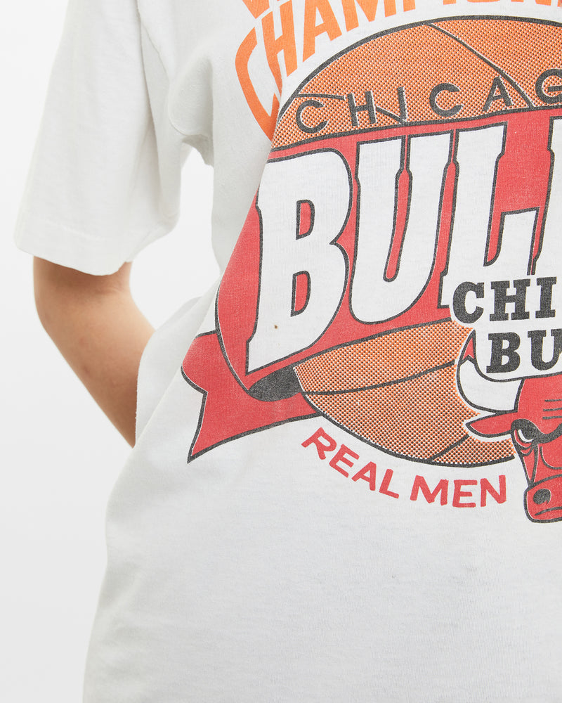 Vintage 1991 NBA Chicago Bulls Tee <br>S , The Real Deal , newtown, sydney, australia, thrift store, opshop, preloved, secondhand, sustainable, retro, antique, 70s, 80s, 90s, 2000s, 00s, fashion, clothing, streetwear, trendy, garment, style, boutique, store, shop, archive, sale, cheap, best, top