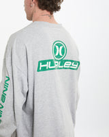 90s Hurley Long Sleeve Tee <br>L