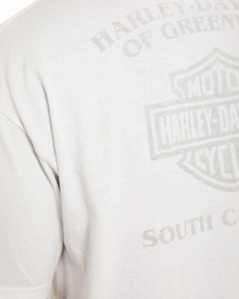 Vintage Harley Davidson Tee <br>XL , The Real Deal , newtown, sydney, australia, thrift store, opshop, preloved, secondhand, sustainable, retro, antique, 70s, 80s, 90s, 2000s, 00s, fashion, clothing, streetwear, trendy, garment, style, boutique, store, shop, archive, sale, cheap, best, top