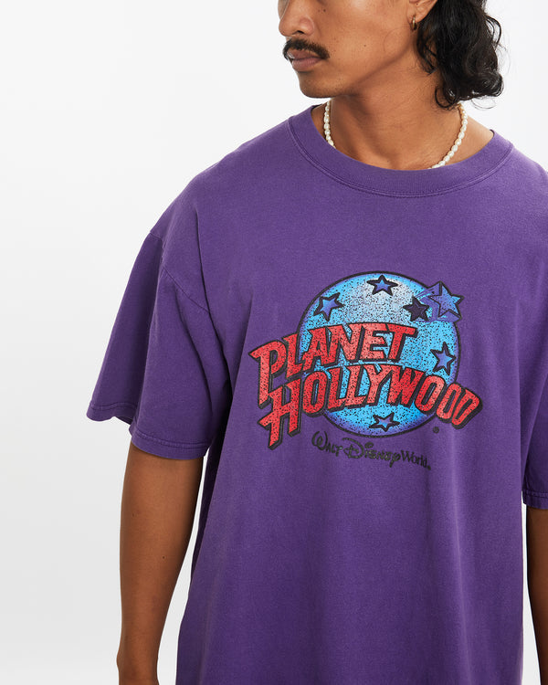 90s Walt Disney World Planet Hollywood Tee <br>L