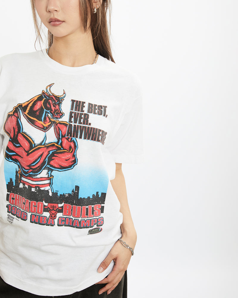 Vintage 1996 NBA Chicago Bulls Tee <br>S , The Real Deal , newtown, sydney, australia, thrift store, opshop, preloved, secondhand, sustainable, retro, antique, 70s, 80s, 90s, 2000s, 00s, fashion, clothing, streetwear, trendy, garment, style, boutique, store, shop, archive, sale, cheap, best, top