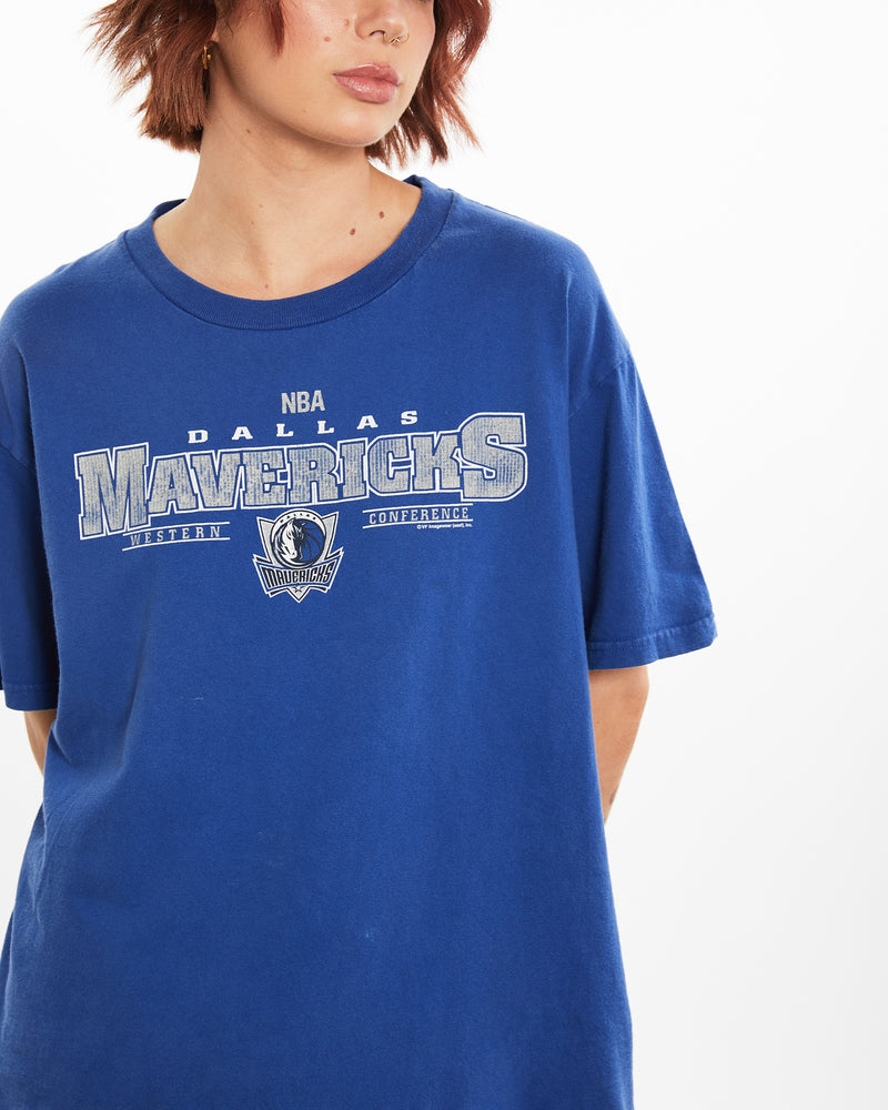 Vintage 90s NBA Dallas Mavericks Tee <br>M , The Real Deal , newtown, sydney, australia, thrift store, opshop, preloved, secondhand, sustainable, retro, antique, 70s, 80s, 90s, 2000s, 00s, fashion, clothing, streetwear, trendy, garment, style, boutique, store, shop, archive, sale, cheap, best, top