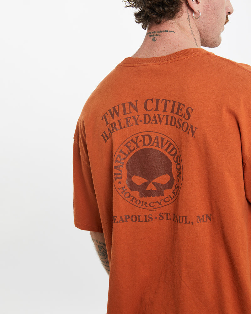 Harley Davidson Tee <br>L , The Real Deal , newtown, sydney, australia, thrift store, opshop, preloved, secondhand, sustainable, retro, antique, 70s, 80s, 90s, 2000s, 00s, fashion, clothing, streetwear, trendy, garment, style, boutique, store, shop, archive, sale, cheap, best, top