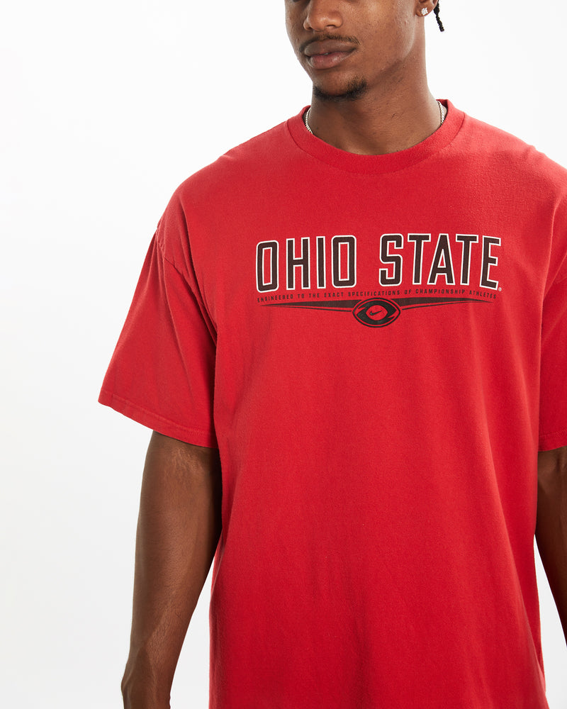 Vintage Nike Ohio State University Tee <br>XL , The Real Deal , newtown, sydney, australia, thrift store, opshop, preloved, secondhand, sustainable, retro, antique, 70s, 80s, 90s, 2000s, 00s, fashion, clothing, streetwear, trendy, garment, style, boutique, store, shop, archive, sale, cheap, best, top