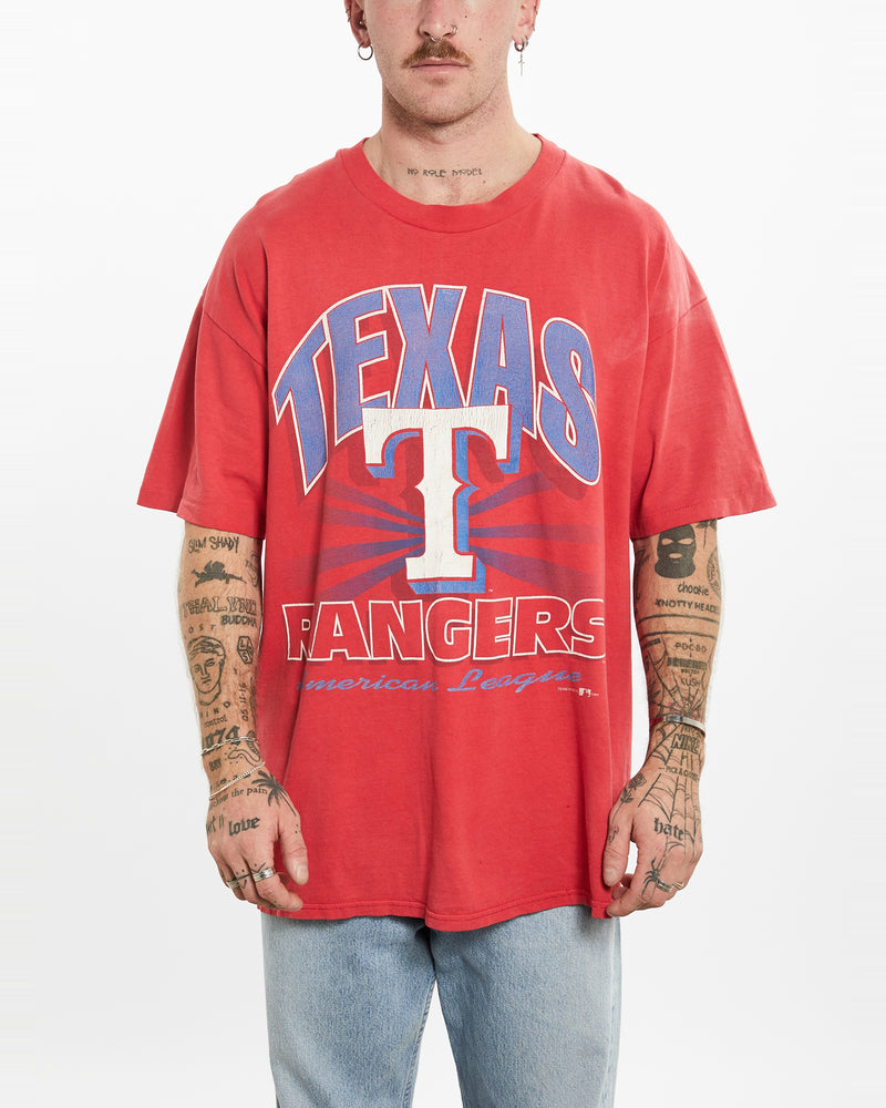 Vintage 1994 MLB Texas Rangers Tee <br>L , The Real Deal , newtown, sydney, australia, thrift store, opshop, preloved, secondhand, sustainable, retro, antique, 70s, 80s, 90s, 2000s, 00s, fashion, clothing, streetwear, trendy, garment, style, boutique, store, shop, archive, sale, cheap, best, top