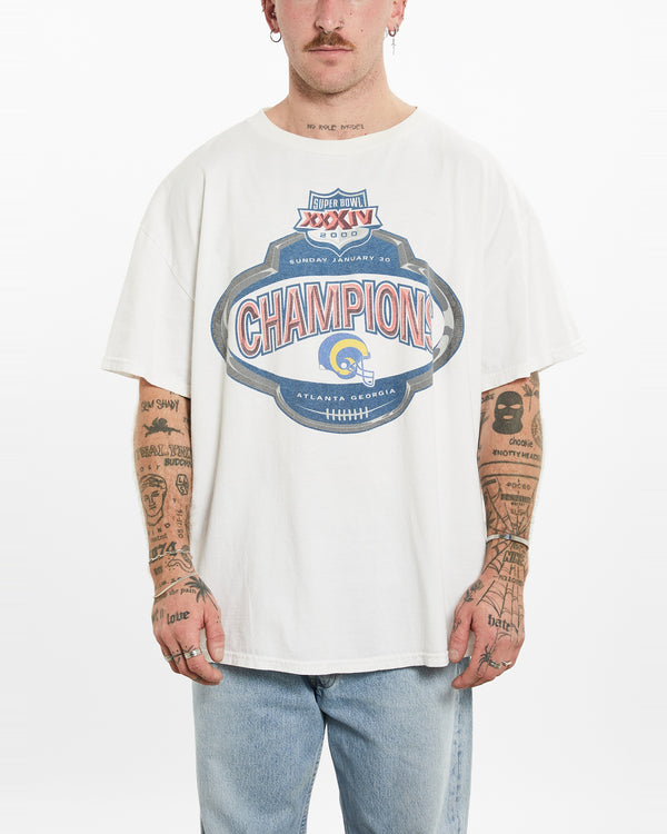 Vintage NFL St. Louis Rams Tee <br>XL , The Real Deal , newtown, sydney, australia, thrift store, opshop, preloved, secondhand, sustainable, retro, antique, 70s, 80s, 90s, 2000s, 00s, fashion, clothing, streetwear, trendy, garment, style, boutique, store, shop, archive, sale, cheap, best, top