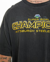 Vintage NFL Pittsburgh Steelers Tee <br>L , The Real Deal , newtown, sydney, australia, thrift store, opshop, preloved, secondhand, sustainable, retro, antique, 70s, 80s, 90s, 2000s, 00s, fashion, clothing, streetwear, trendy, garment, style, boutique, store, shop, archive, sale, cheap, best, top