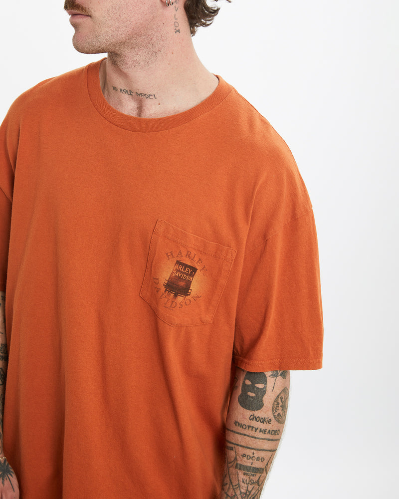 Harley Davidson Tee <br>L , The Real Deal , newtown, sydney, australia, thrift store, opshop, preloved, secondhand, sustainable, retro, antique, 70s, 80s, 90s, 2000s, 00s, fashion, clothing, streetwear, trendy, garment, style, boutique, store, shop, archive, sale, cheap, best, top