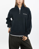 Vintage Nautica Quarter Zip Sweatshirt <br>S , The Real Deal , newtown, sydney, australia, thrift store, opshop, preloved, secondhand, sustainable, retro, antique, 70s, 80s, 90s, 2000s, 00s, fashion, clothing, streetwear, trendy, garment, style, boutique, store, shop, archive, sale, cheap, best, top