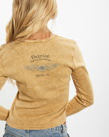 Vintage Harley Davidson Long Sleeve Tee <br>XS , The Real Deal , newtown, sydney, australia, thrift store, opshop, preloved, secondhand, sustainable, retro, antique, 70s, 80s, 90s, 2000s, 00s, fashion, clothing, streetwear, trendy, garment, style, boutique, store, shop, archive, sale, cheap, best, top