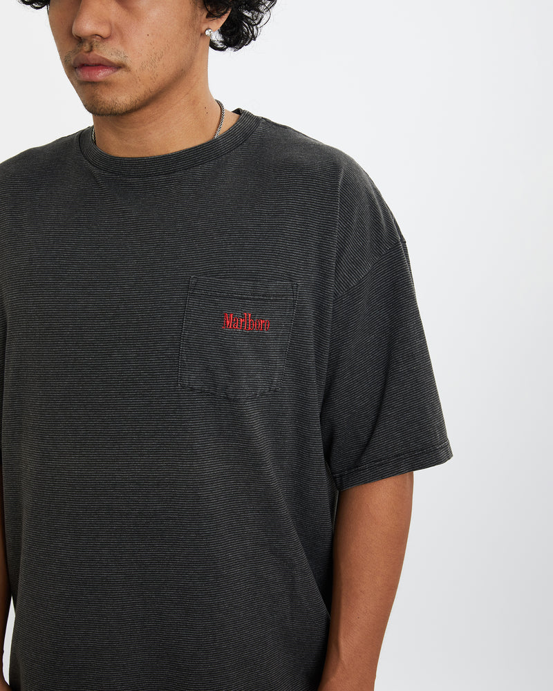Vintage 90s Marlboro Cigarettes Pocket Tee <br>L , The Real Deal , newtown, sydney, australia, thrift store, opshop, preloved, secondhand, sustainable, retro, antique, 70s, 80s, 90s, 2000s, 00s, fashion, clothing, streetwear, trendy, garment, style, boutique, store, shop, archive, sale, cheap, best, top