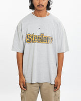 Vintage Nike NFL Pittsburgh Steelers Tee <br>XL , The Real Deal , newtown, sydney, australia, thrift store, opshop, preloved, secondhand, sustainable, retro, antique, 70s, 80s, 90s, 2000s, 00s, fashion, clothing, streetwear, trendy, garment, style, boutique, store, shop, archive, sale, cheap, best, top