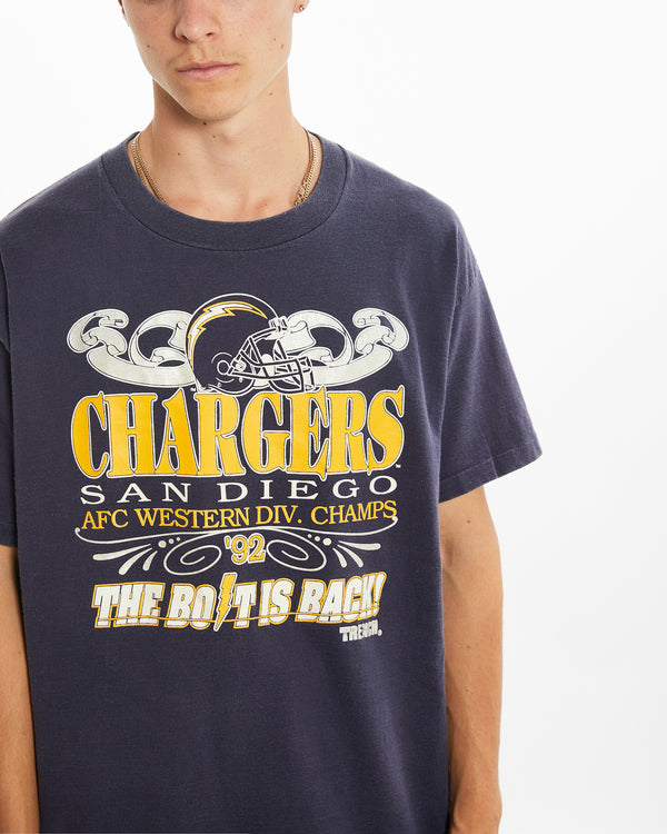 90s NFL San Diego Chargers Tee <br>L