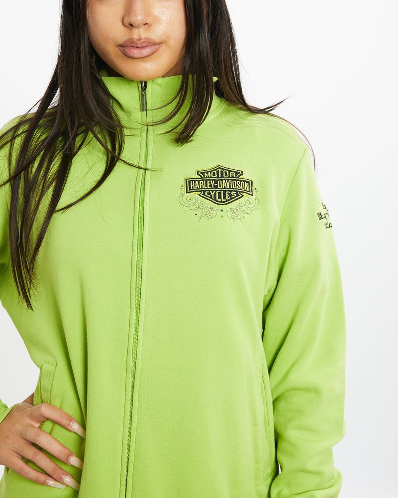 Vintage Harley Davidson Full Zip Sweatshirt <br>S , The Real Deal , newtown, sydney, australia, thrift store, opshop, preloved, secondhand, sustainable, retro, antique, 70s, 80s, 90s, 2000s, 00s, fashion, clothing, streetwear, trendy, garment, style, boutique, store, shop, archive, sale, cheap, best, top