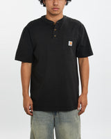 Vintage Carhartt Henley Tee <br>L , The Real Deal , newtown, sydney, australia, thrift store, opshop, preloved, secondhand, sustainable, retro, antique, 70s, 80s, 90s, 2000s, 00s, fashion, clothing, streetwear, trendy, garment, style, boutique, store, shop, archive, sale, cheap, best, top