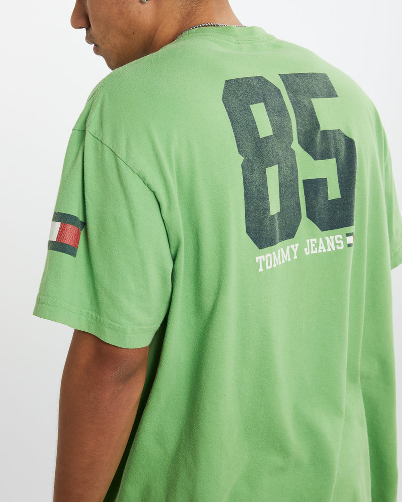 Vintage 90s Tommy Hilfiger Jeans Tee <br>L , The Real Deal , newtown, sydney, australia, thrift store, opshop, preloved, secondhand, sustainable, retro, antique, 70s, 80s, 90s, 2000s, 00s, fashion, clothing, streetwear, trendy, garment, style, boutique, store, shop, archive, sale, cheap, best, top