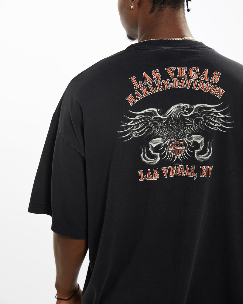 Vintage Harley Davidson Tee <br>XXL , The Real Deal , newtown, sydney, australia, thrift store, opshop, preloved, secondhand, sustainable, retro, antique, 70s, 80s, 90s, 2000s, 00s, fashion, clothing, streetwear, trendy, garment, style, boutique, store, shop, archive, sale, cheap, best, top