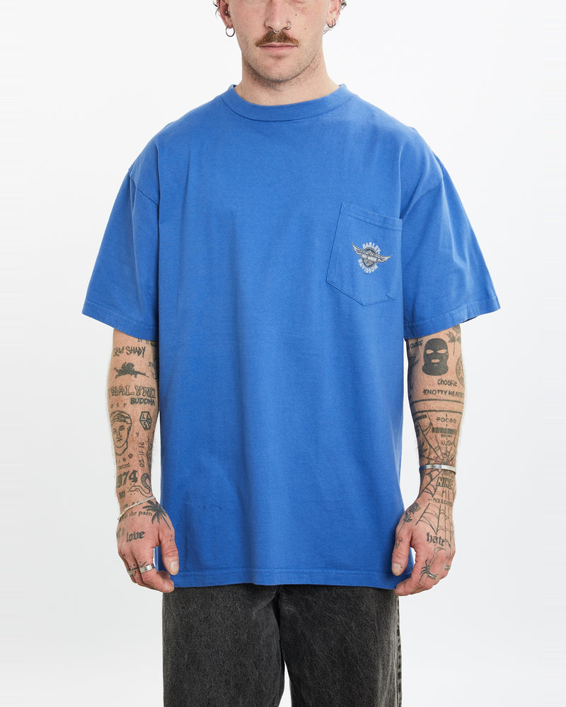 Vintage Harley Davidson Tee <br>XL , The Real Deal , newtown, sydney, australia, thrift store, opshop, preloved, secondhand, sustainable, retro, antique, 70s, 80s, 90s, 2000s, 00s, fashion, clothing, streetwear, trendy, garment, style, boutique, store, shop, archive, sale, cheap, best, top