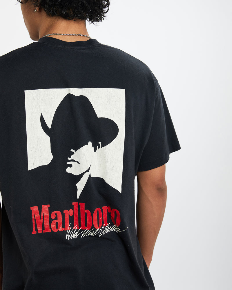 Vintage 90s Marlboro Cigarettes Tee <br>L , The Real Deal , newtown, sydney, australia, thrift store, opshop, preloved, secondhand, sustainable, retro, antique, 70s, 80s, 90s, 2000s, 00s, fashion, clothing, streetwear, trendy, garment, style, boutique, store, shop, archive, sale, cheap, best, top