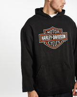 Vintage Harley Davidson Hooded Sweatshirt <br>XL , The Real Deal , newtown, sydney, australia, thrift store, opshop, preloved, secondhand, sustainable, retro, antique, 70s, 80s, 90s, 2000s, 00s, fashion, clothing, streetwear, trendy, garment, style, boutique, store, shop, archive, sale, cheap, best, top