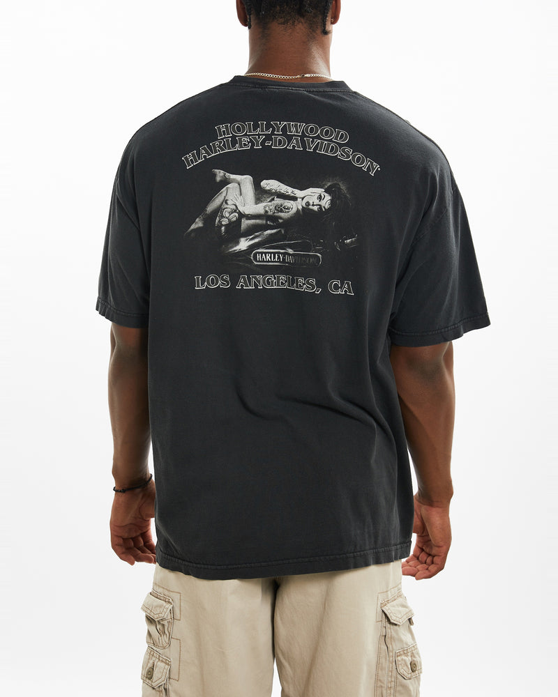 Vintage Harley Davidson Tee <br>XL , The Real Deal , newtown, sydney, australia, thrift store, opshop, preloved, secondhand, sustainable, retro, antique, 70s, 80s, 90s, 2000s, 00s, fashion, clothing, streetwear, trendy, garment, style, boutique, store, shop, archive, sale, cheap, best, top