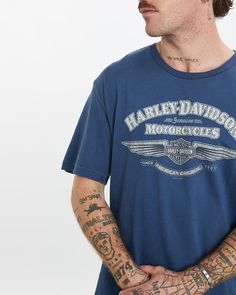 Vintage Harley Davidson Tee <br>L , The Real Deal , newtown, sydney, australia, thrift store, opshop, preloved, secondhand, sustainable, retro, antique, 70s, 80s, 90s, 2000s, 00s, fashion, clothing, streetwear, trendy, garment, style, boutique, store, shop, archive, sale, cheap, best, top