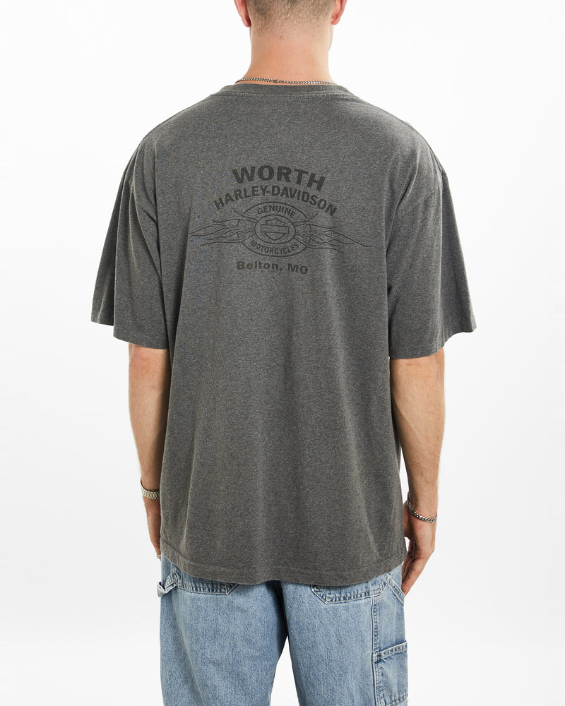 Vintage Harley Davidson Tee <br>XL , The Real Deal , newtown, sydney, australia, thrift store, opshop, preloved, secondhand, sustainable, retro, antique, 70s, 80s, 90s, 2000s, 00s, fashion, clothing, streetwear, trendy, garment, style, boutique, store, shop, archive, sale, cheap, best, top