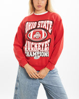 Vintage NCAA Ohio State Buckeyes Sweatshirt <br>M , The Real Deal , newtown, sydney, australia, thrift store, opshop, preloved, secondhand, sustainable, retro, antique, 70s, 80s, 90s, 2000s, 00s, fashion, clothing, streetwear, trendy, garment, style, boutique, store, shop, archive, sale, cheap, best, top