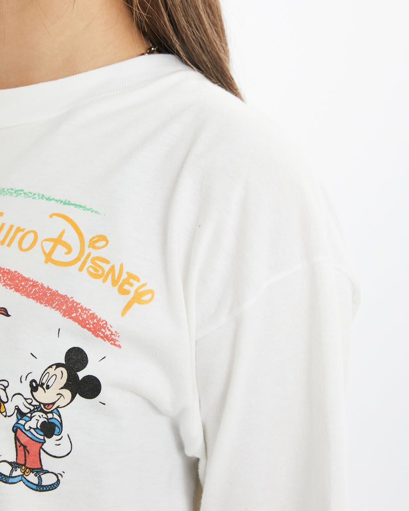 90s Euro Disney Mickey Mouse Tee <br>S