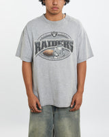 Vintage NFL Los Angeles Raiders Tee <br>L , The Real Deal , newtown, sydney, australia, thrift store, opshop, preloved, secondhand, sustainable, retro, antique, 70s, 80s, 90s, 2000s, 00s, fashion, clothing, streetwear, trendy, garment, style, boutique, store, shop, archive, sale, cheap, best, top